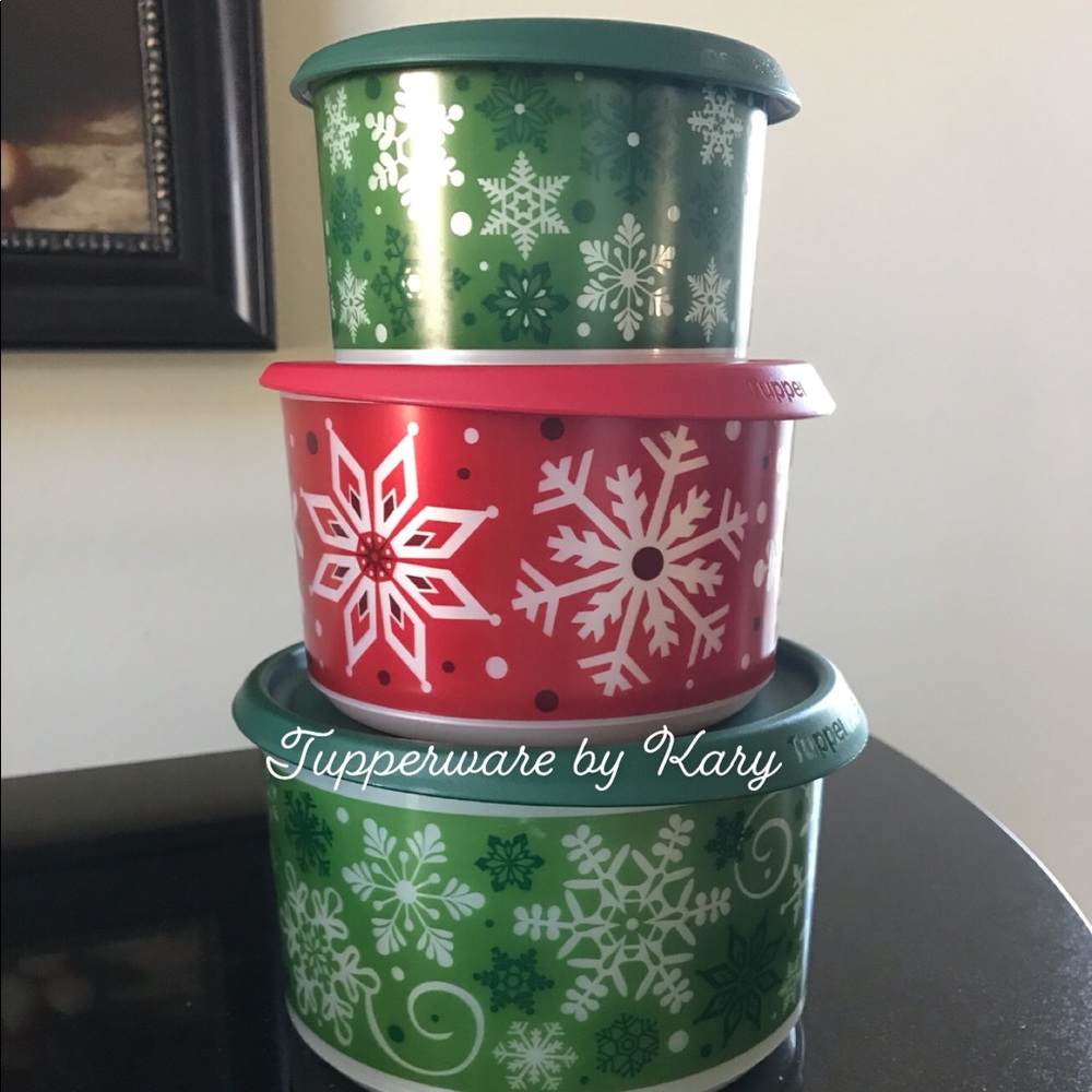 Tupperware Christmas Storage Containers